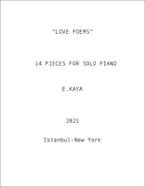 Love Poems piano sheet music cover